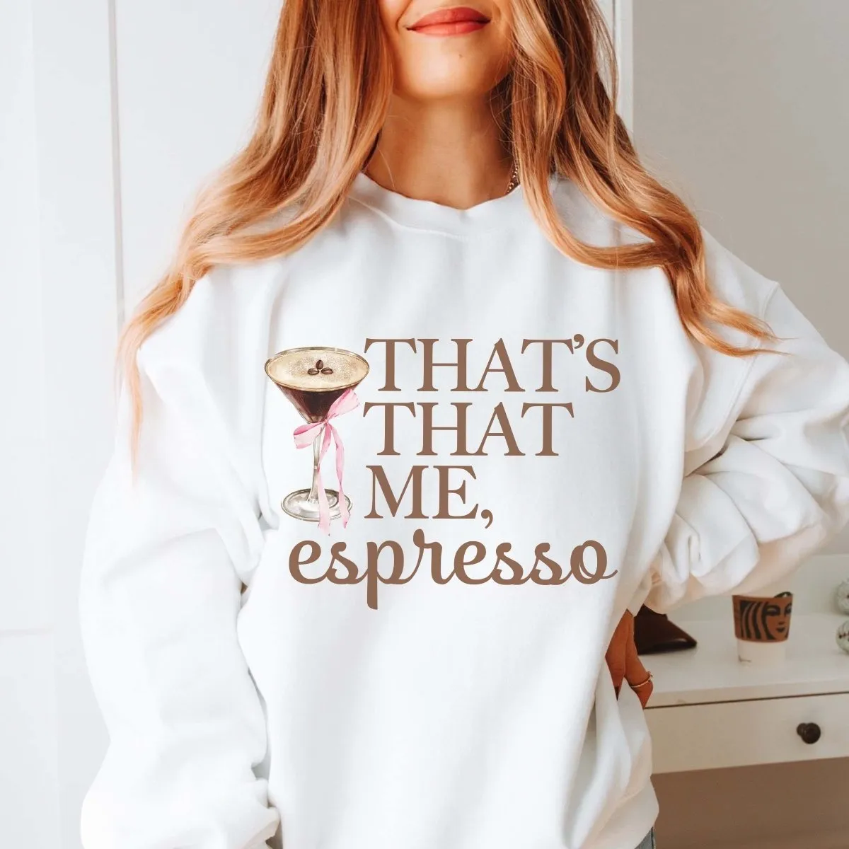 That's That Me Espresso Martini Wholesale Sweatshirt - Trending
