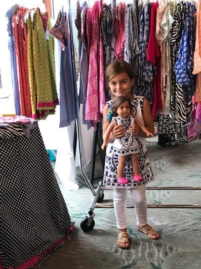 The Celia Embroidered Shift Dress for Girls