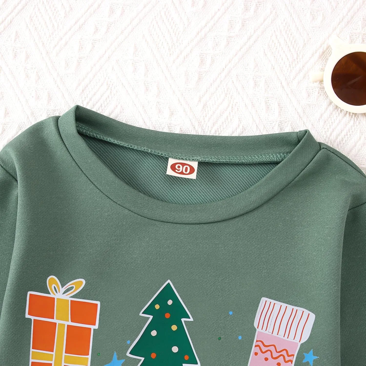 Toddler Baby Christmas Sweatshirt Kid Boy Girl Funny Its The Season Xmas Pullover Holiday Crewneck Long Sleeve Shirt