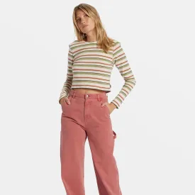 Tommy Stripe Long Sleeve Top