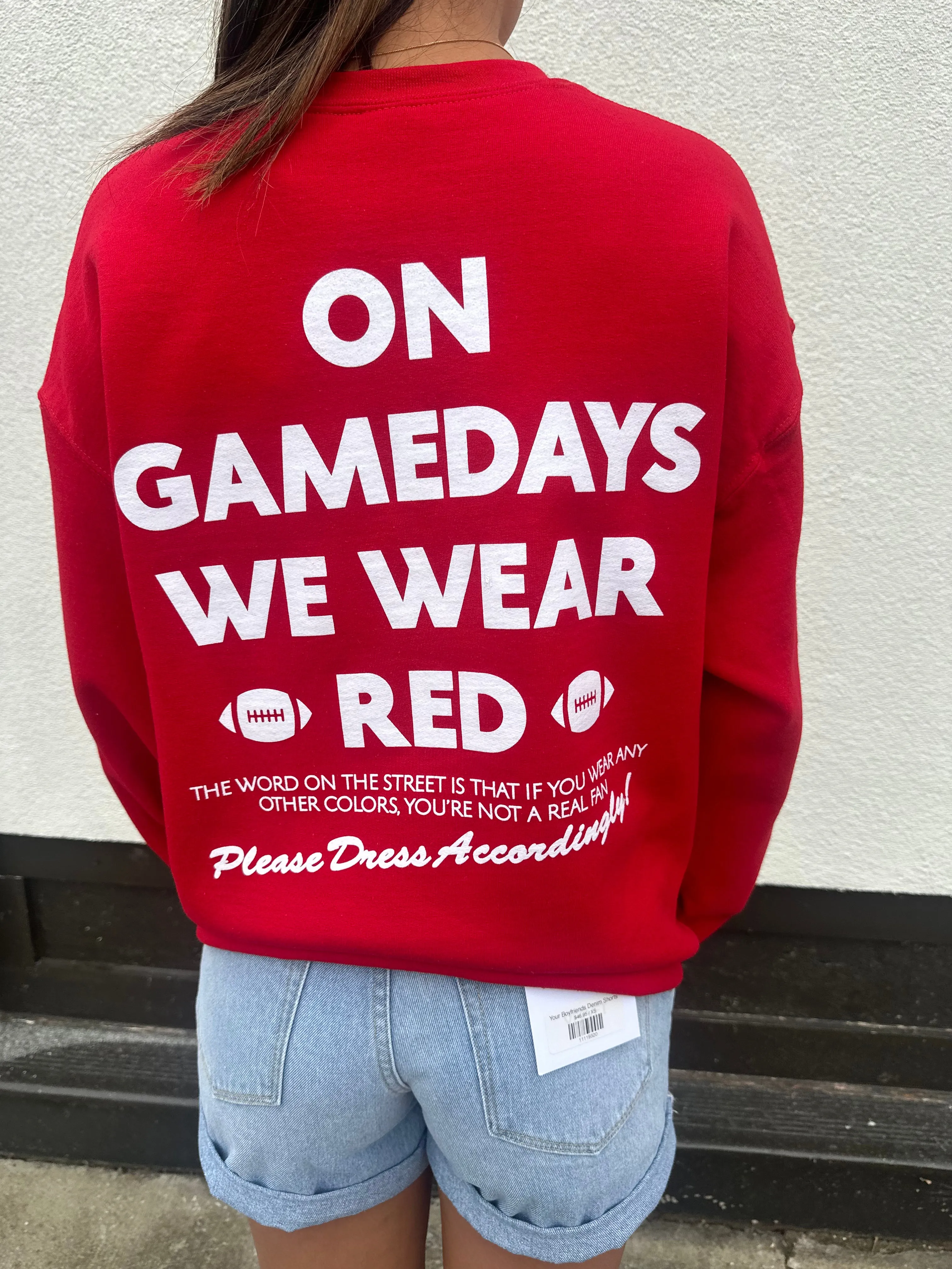We Wear Red Sweatshirt