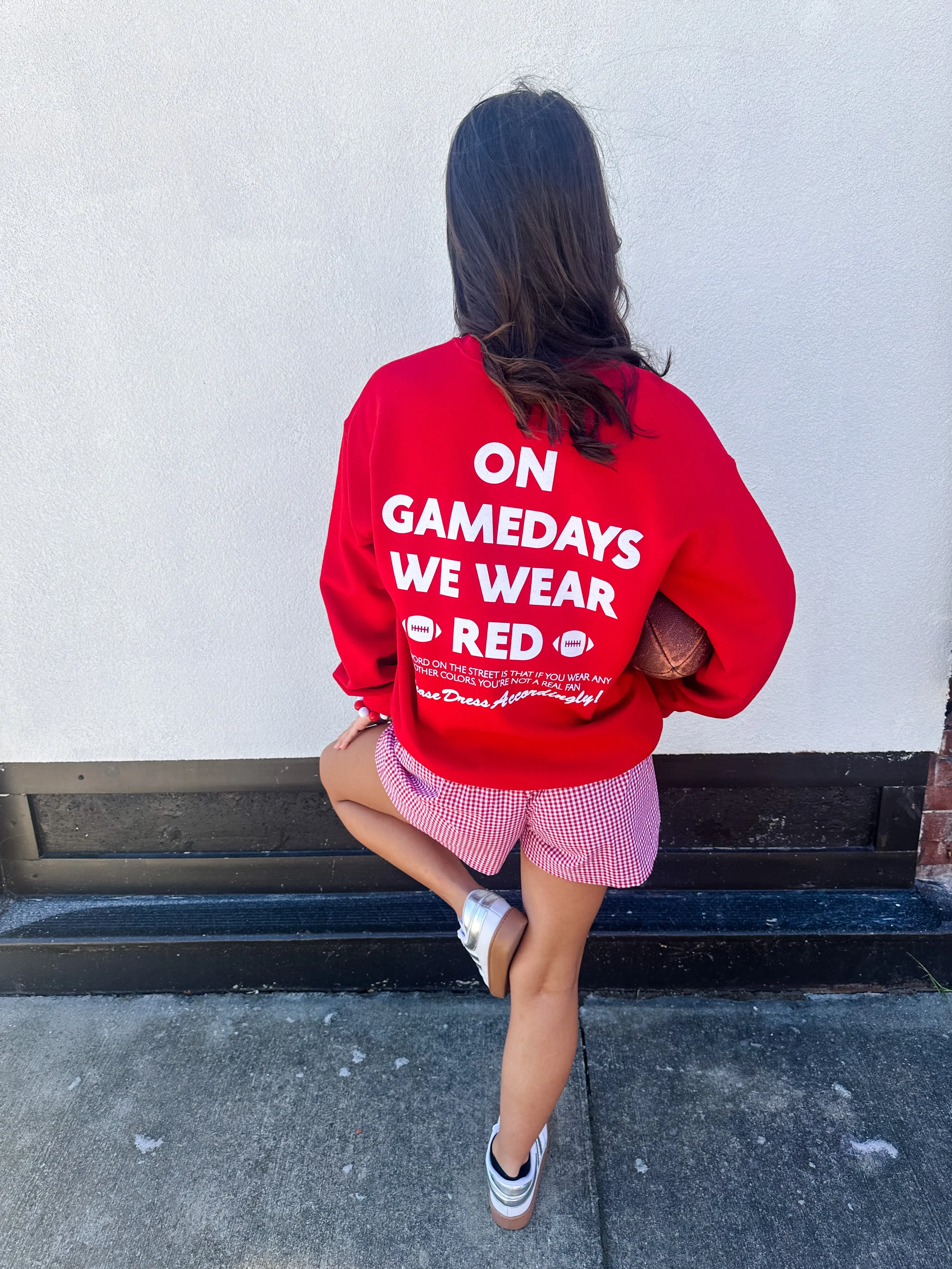 We Wear Red Sweatshirt