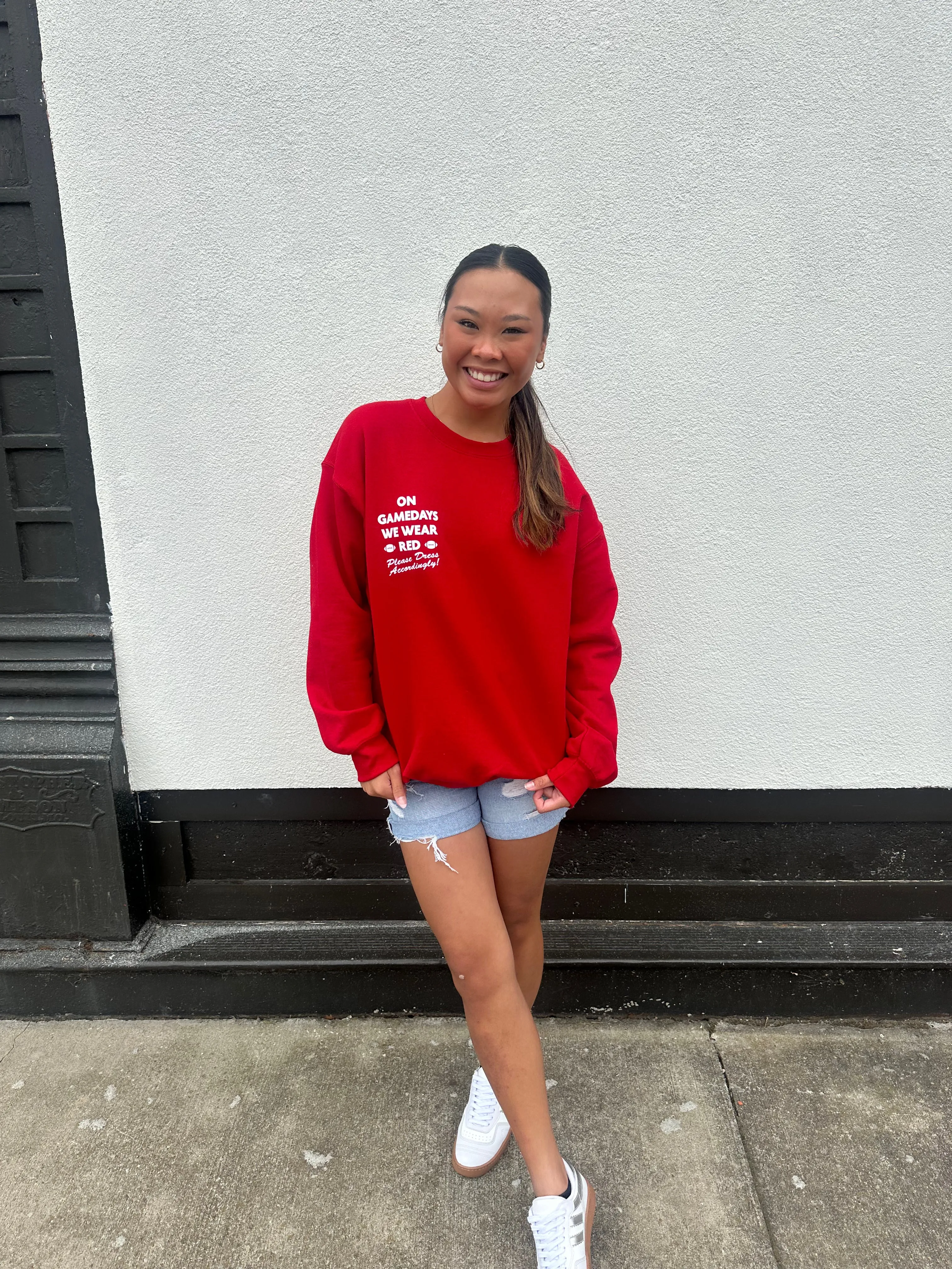 We Wear Red Sweatshirt